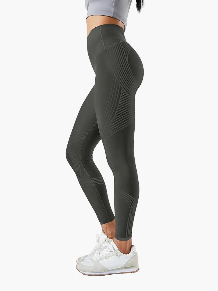 Damen Seamless Anti-Cellulite Sportleggings – Figurformende Fitness & Yoga Leggings