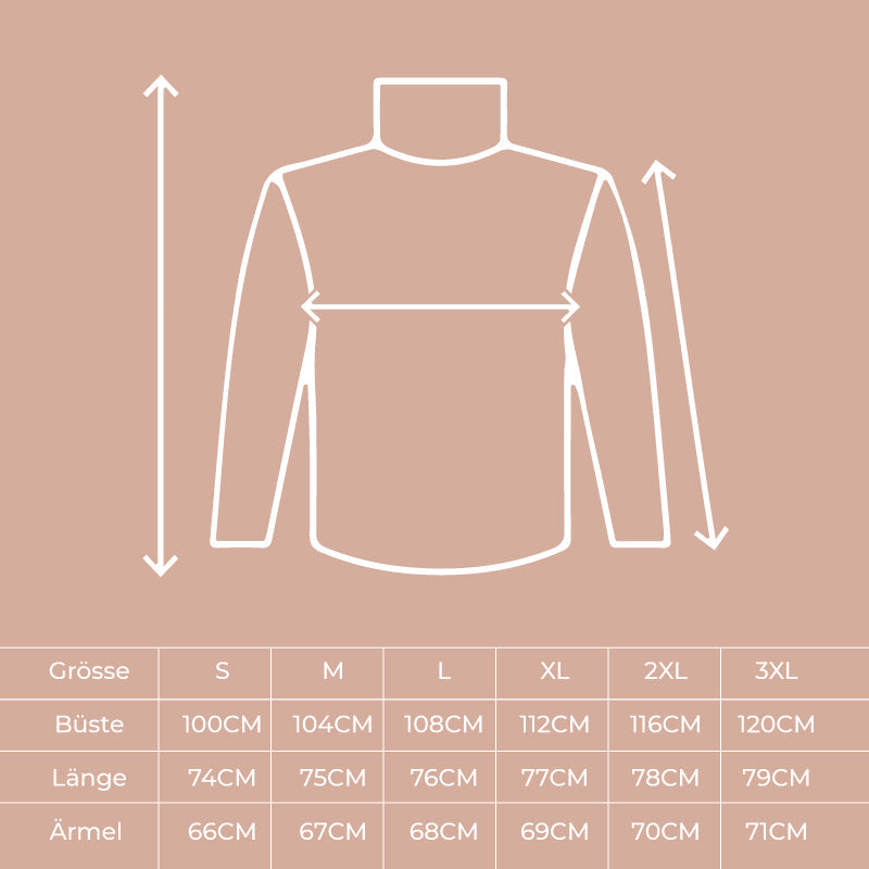 Damen Rollkragenpullover Strickpullover Langarm Ribstrick Pulli mit Schlitzen