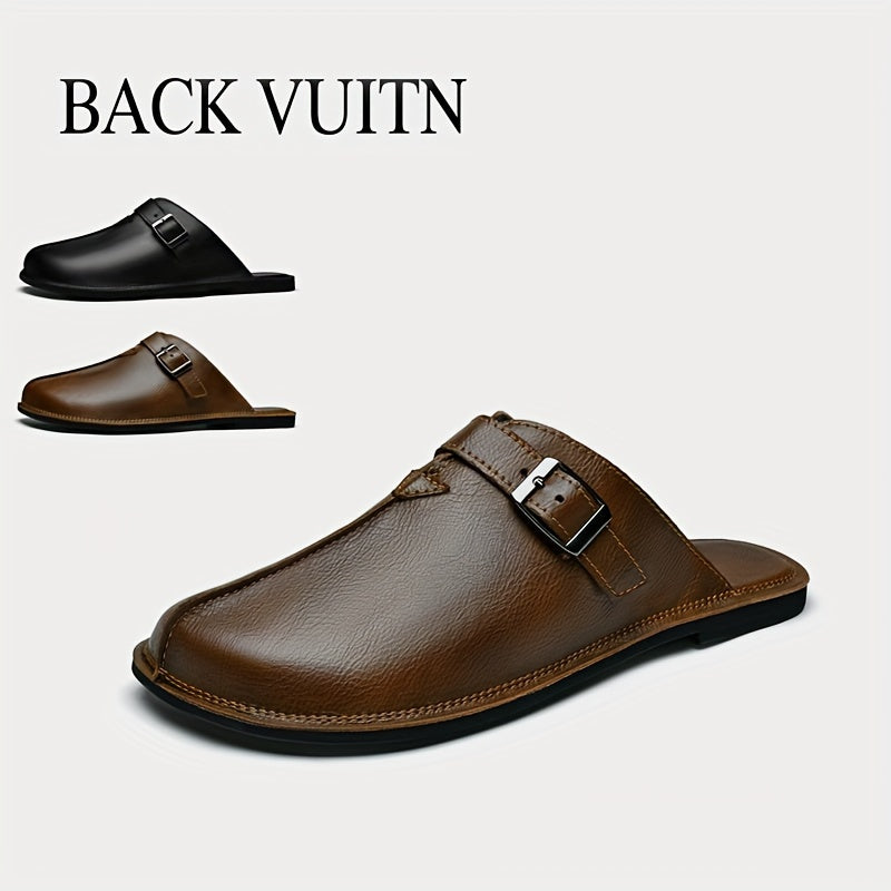 Herren Pantoletten mit Schnalle – Elegante Slipper für Freizeit & Alltag