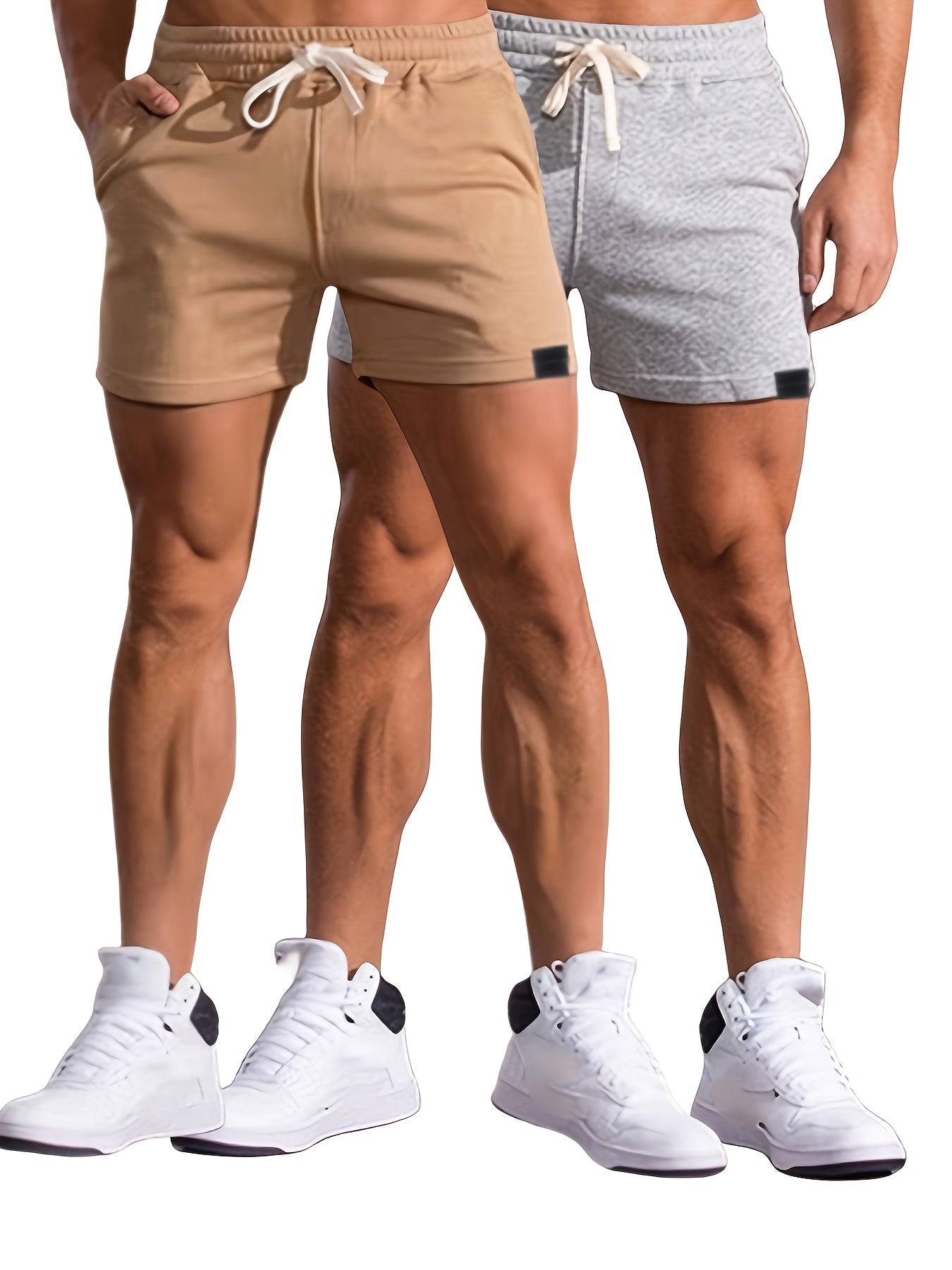 Herren Freizeit Fitness Shorts – Bequeme Sport- und Freizeithose mit Kordelzug, Modernes Design