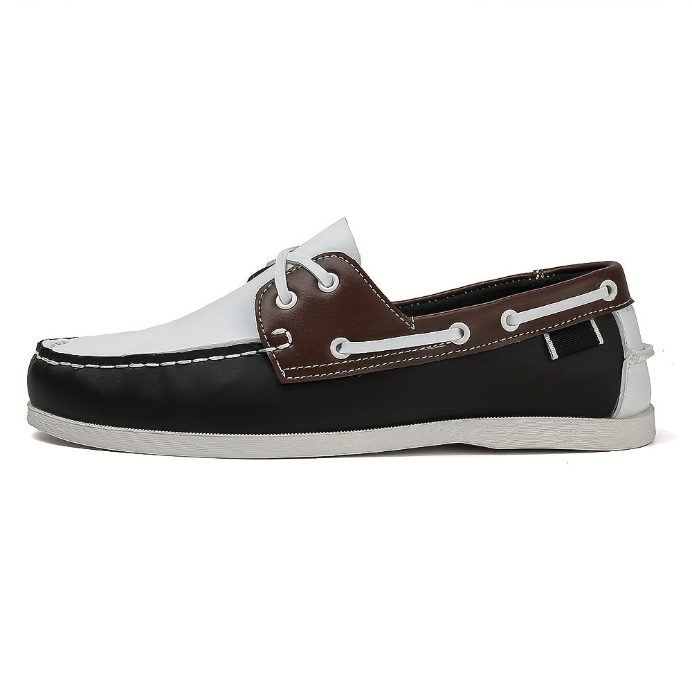 Herren Bootsschuhe im klassischen Freizeit-Look – Elegante Slipper für Alltag und Freizeit