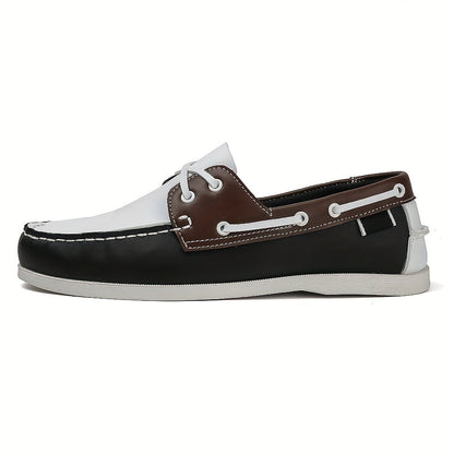 Herren Bootsschuhe im klassischen Freizeit-Look – Elegante Slipper für Alltag und Freizeit