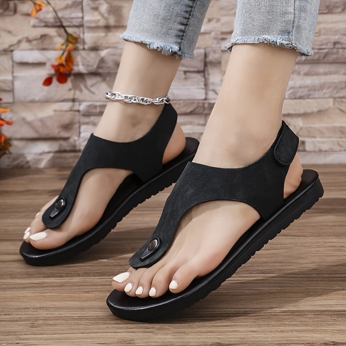 Damen Zehenschlaufen Sandalen – Modische Sommerschuhe für Alltag und Freizeit