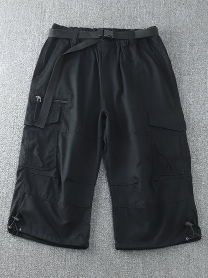 Herren Outdoor Cargo Shorts mit extra langem Schnitt und vielseitigen Taschen – Funktionale Freizeit-Bermuda