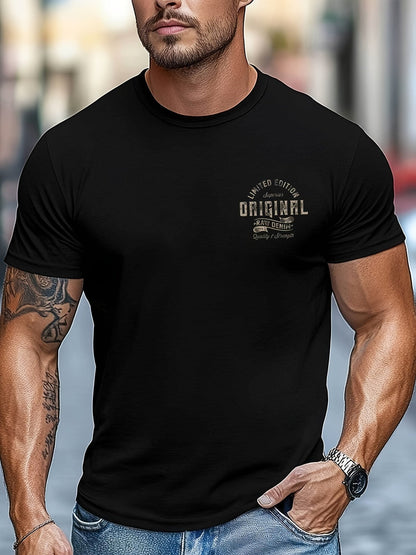 Herren T-Shirt Casual Streetwear mit Vintage-Print "Original Limited Edition" – Perfekt für Alltag und Freizeit