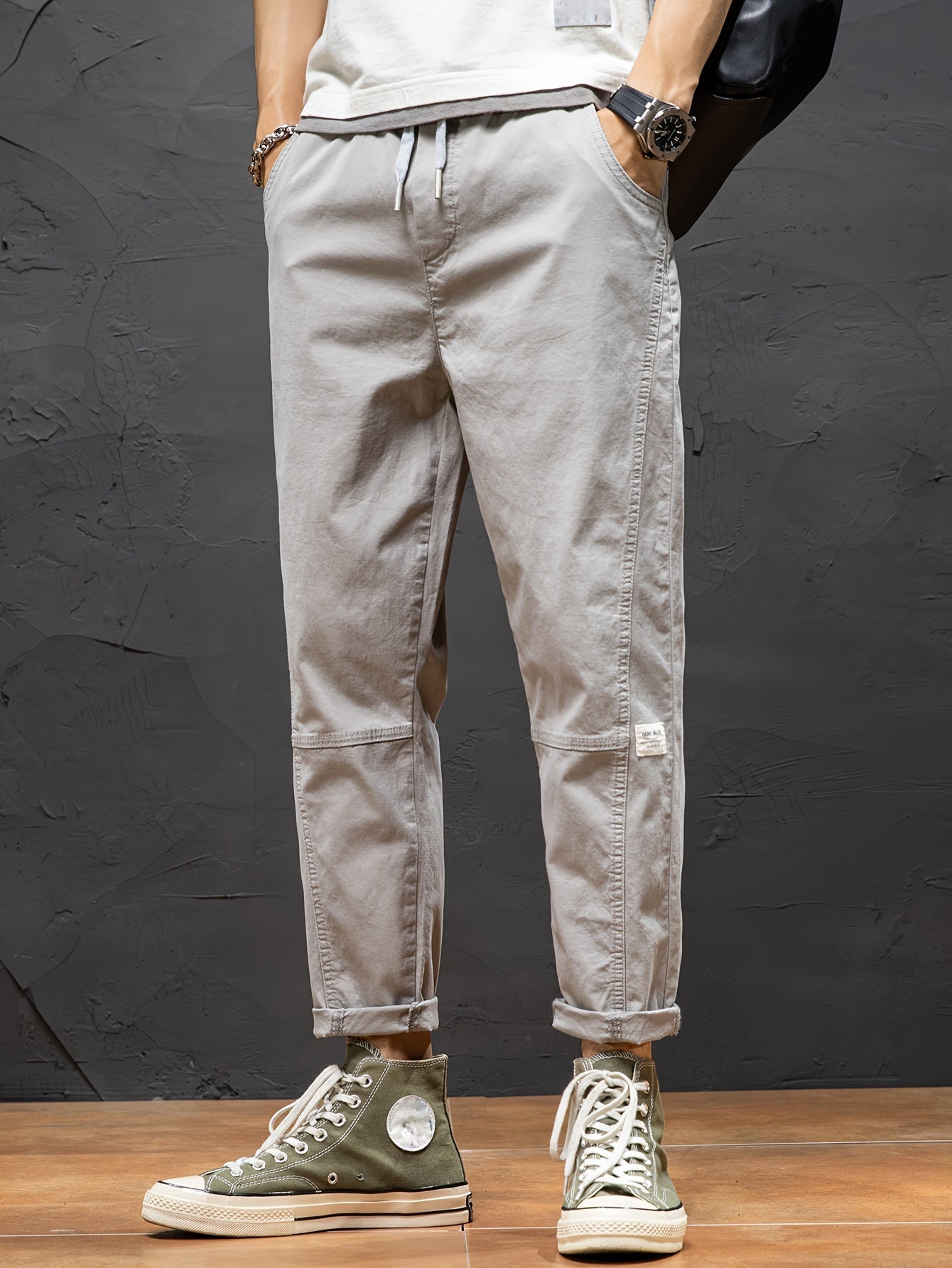 Herren Utility-Tapered Freizeithose – Moderner Stil für Alltag & Freizeit
