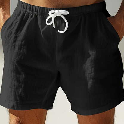 Herren Badeshorts mit Kordelzug – Bequeme Freizeithose für Strand & Sport