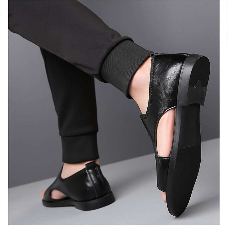 Herren Business-Sandale Offene Loafer Eleganter Freizeitstil