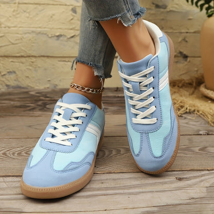 Damen Retro Sneaker im Casual Look – Bequeme Freizeitschuhe für Alltag und Streetstyle