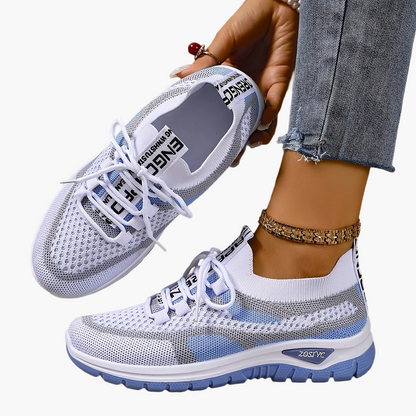 Damen Sneaker Freizeit Atmungsaktiv Leicht Laufschuhe Sportlich