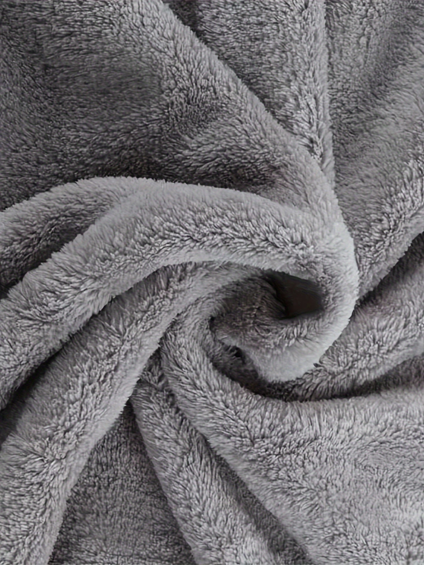 Fleece Hoodie mit Katzenohren und Tasche, flauschig, Grau