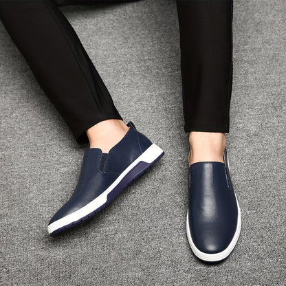 Herren Slip-On Freizeitschuhe – Elegante Bequeme Business Loafer für Alltag und Büro