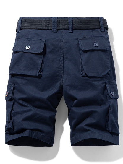 Herren Cargo Shorts mit Gürtel – Klassisches Freizeitdesign, Ideal für Outdoor und Alltag