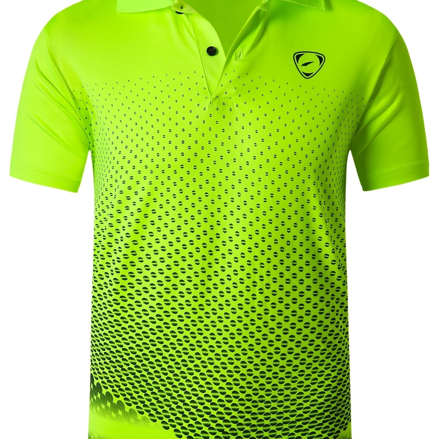 Herren Sport Polohemd mit modernem Grafikdesign – Perfekt für Training, Golf und Freizeit