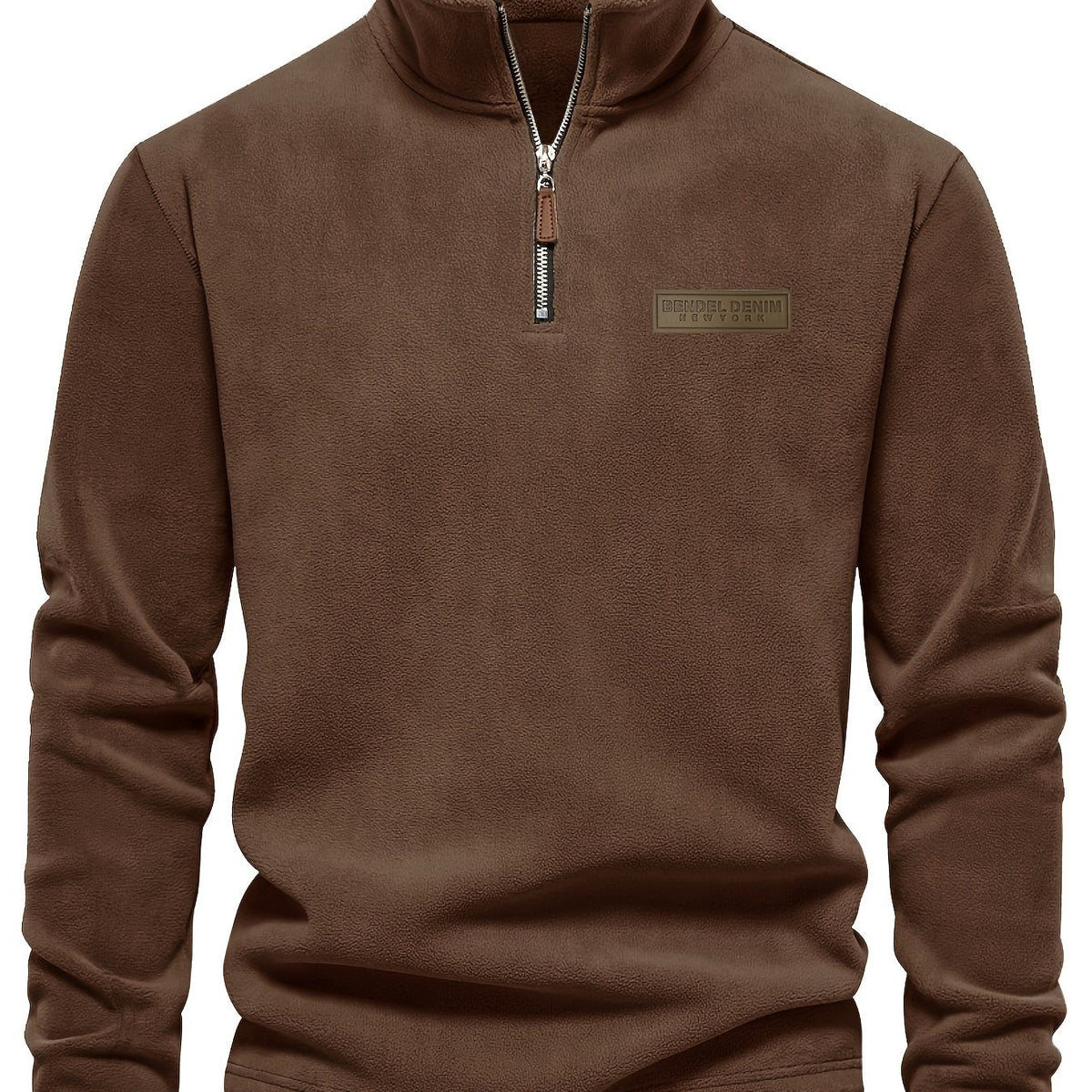 Herren Quarter-Zip Pullover – Moderner Freizeit-Look mit Stehkragen und Minimalistischem Design