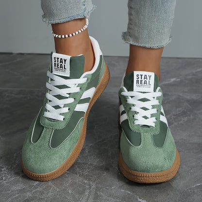 Damen Retro Sneaker Freizeit Stil – Bequeme Turnschuhe für Alltag & Streetwear