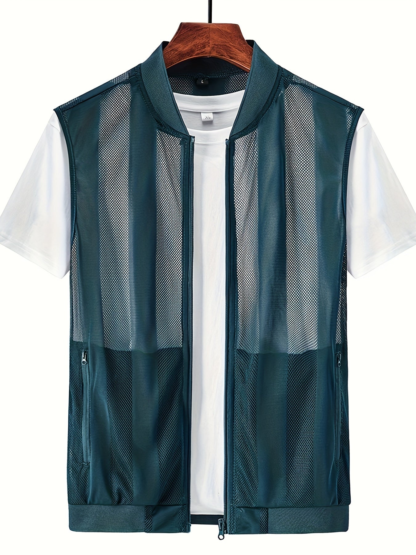 Herren Weste mit Reißverschluss für sportlichen Freizeit-Look