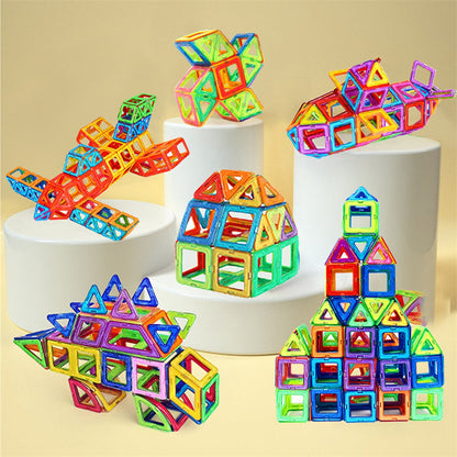 Magnetische Konstruktionsspielzeug Bausteine für Kinder – Lernspielzeug Set, Kreatives Baukasten Pädagogisches Spielzeug