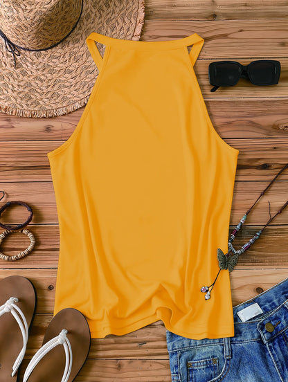 Damen Tanktop im Boho-Stil mit Spruch für Sommer & Freizeit