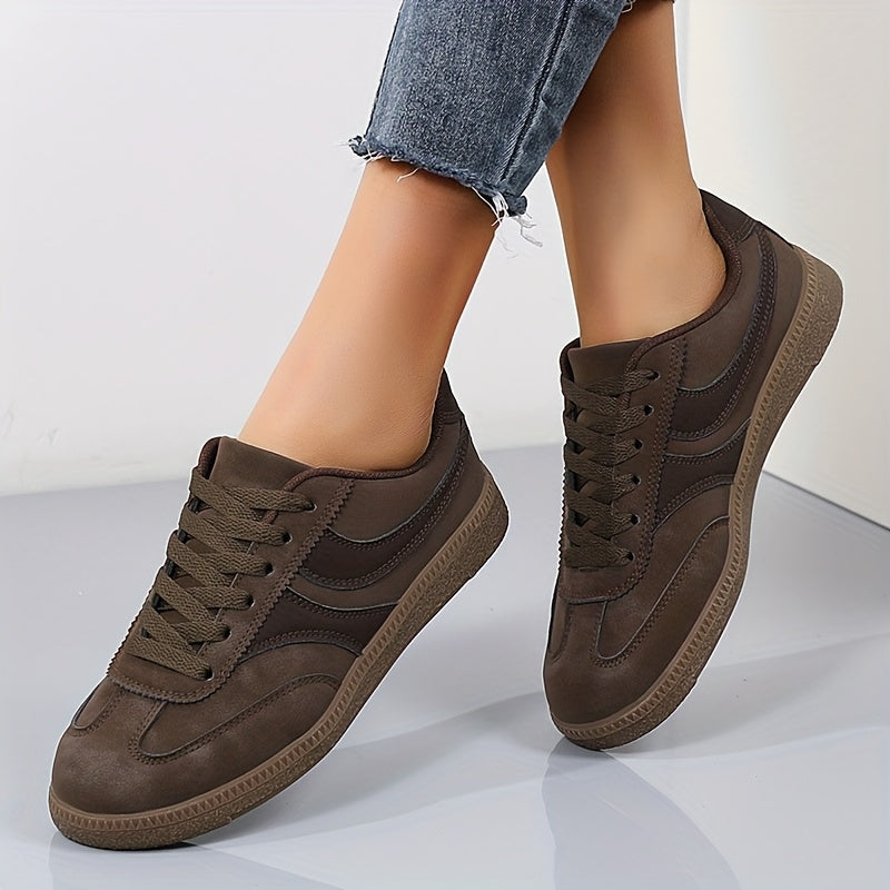 Damen Vintage Sneaker im Retro-Stil für Alltag und Freizeit