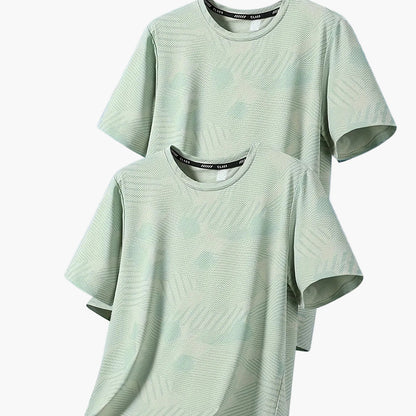 Herren Freizeit T-Shirt Set – Atmungsaktive Kurzarmshirts für Alltag und Sport