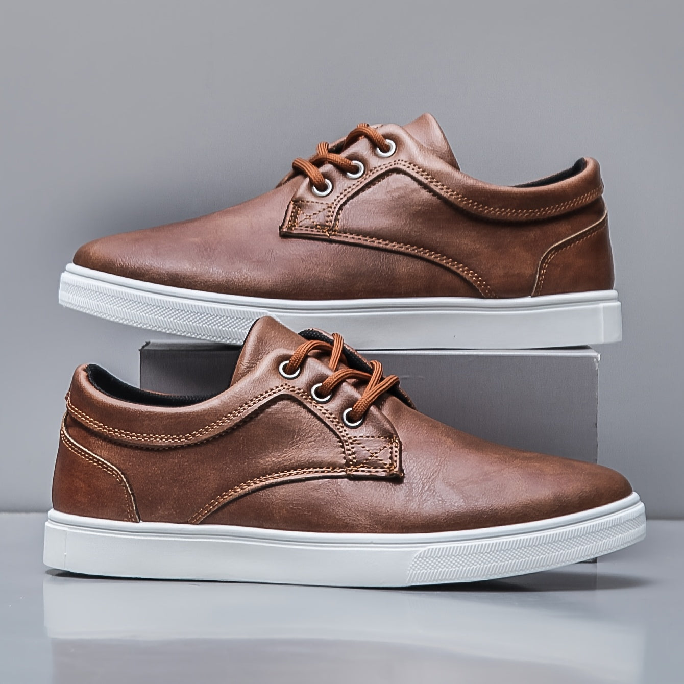 Herren Freizeitschuhe im sportlichen Derby-Stil für Alltag und Büro