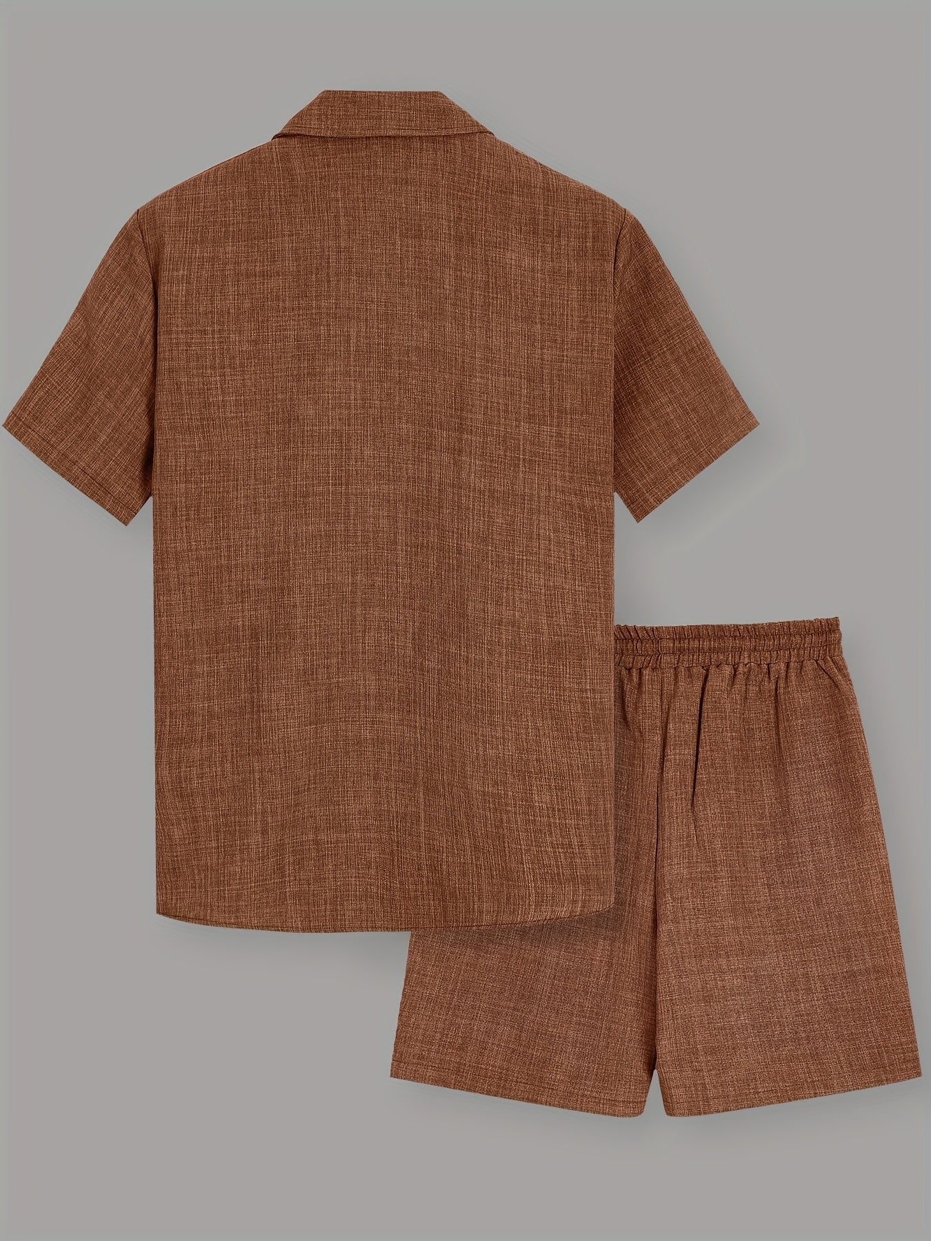 Herren Sommer Freizeit Set – Kurzarm Hemd & Shorts, Modernes 2-teiliges Outfit für Alltag und Urlaub