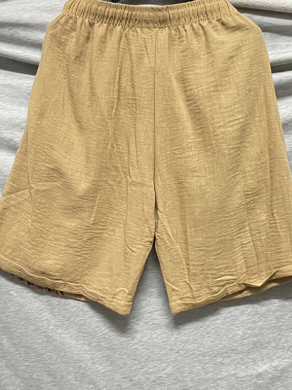 Herren Ethno-Shorts mit geometrischem Muster – Freizeit & Urlaub, moderner Look