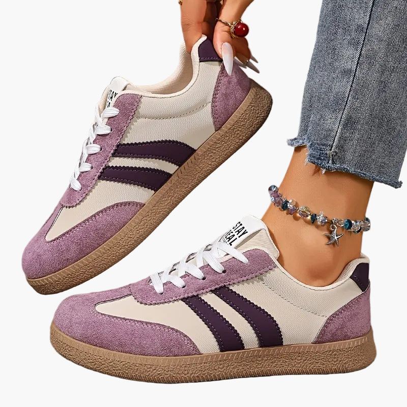 Damen Retro Sneaker Freizeit Stil – Bequeme Turnschuhe für Alltag & Streetwear