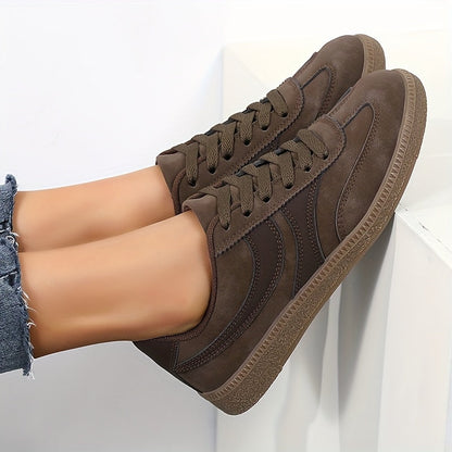 Damen Vintage Sneaker im Retro-Stil für Alltag und Freizeit