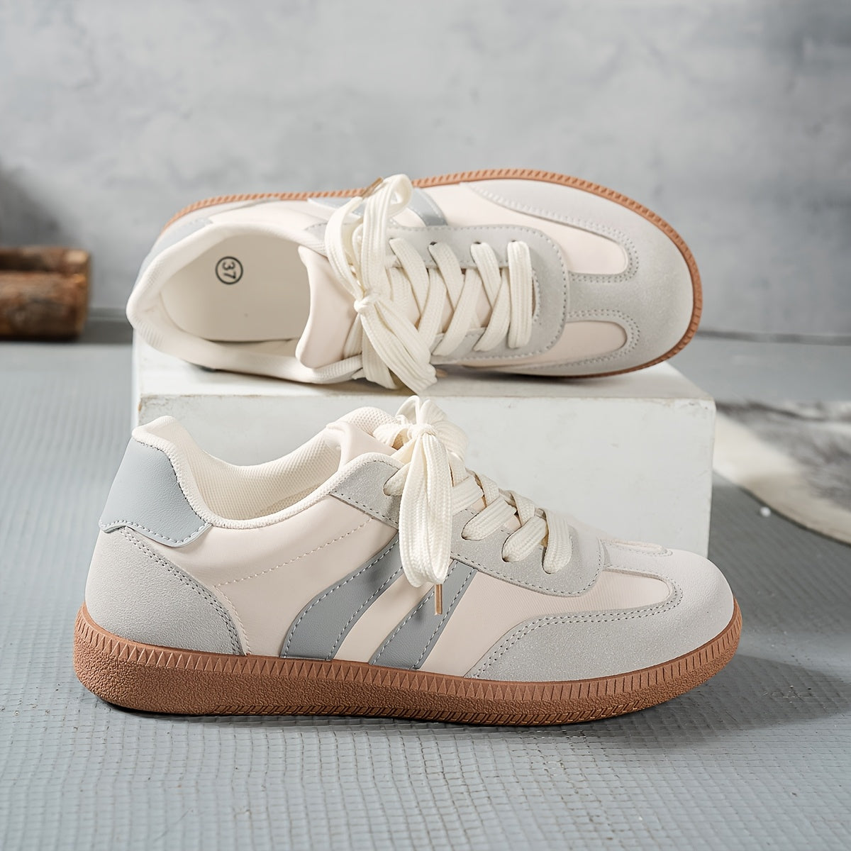 Damen Retro-Sneaker für Freizeit und Alltag – Klassische Sportschuhe im Vintage-Look