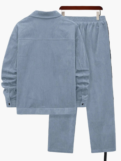Herren Cord Freizeitanzug Set – Lässiger Style für Herbst und Winter