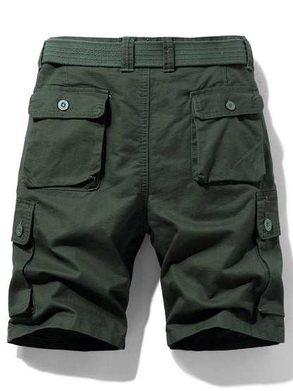 Herren Cargo Shorts mit Gürtel – Klassisches Freizeitdesign, Ideal für Outdoor und Alltag