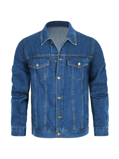 Herren Jeansjacke im klassischen Stil – Lässige Denim Jacke für Alltag und Freizeit