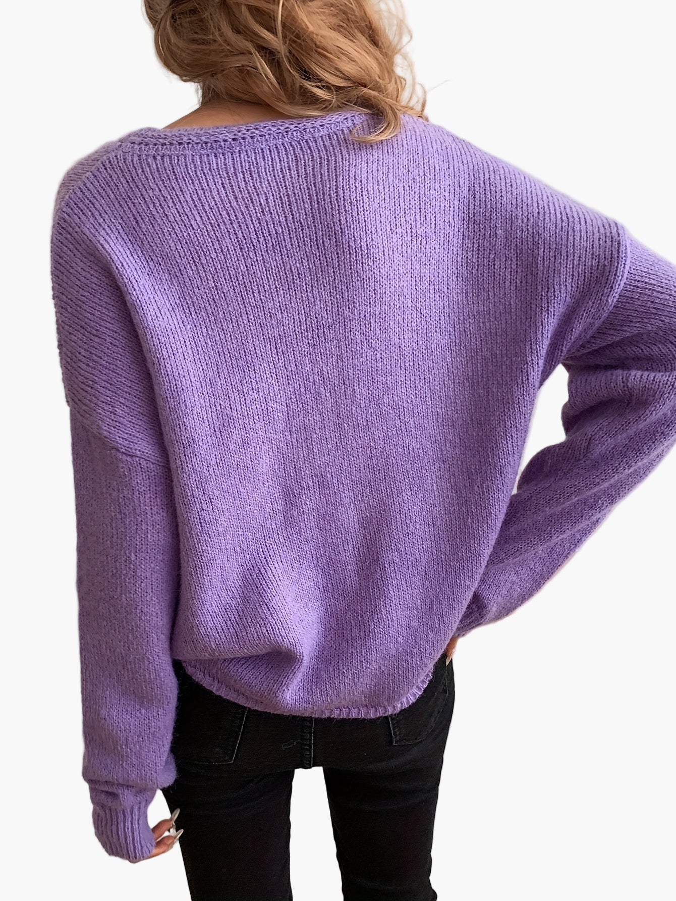 Damen Strickpullover Eleganter Freizeit-Look für Alltag und Büro