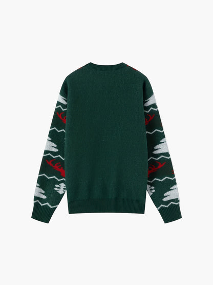 Herren Strickpullover im Weihnachtsstil für Partys und Winter