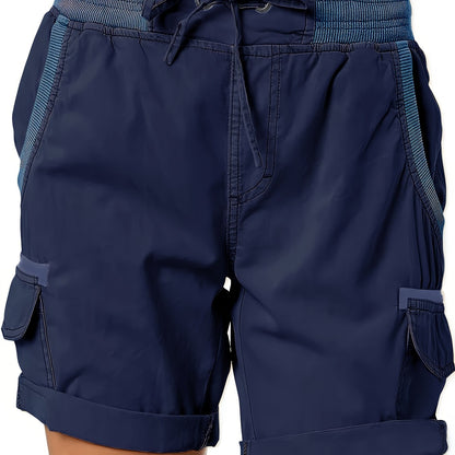 Damen Cargo Shorts mit Kordelzug – Bequeme Freizeithose im sportlichen Stil