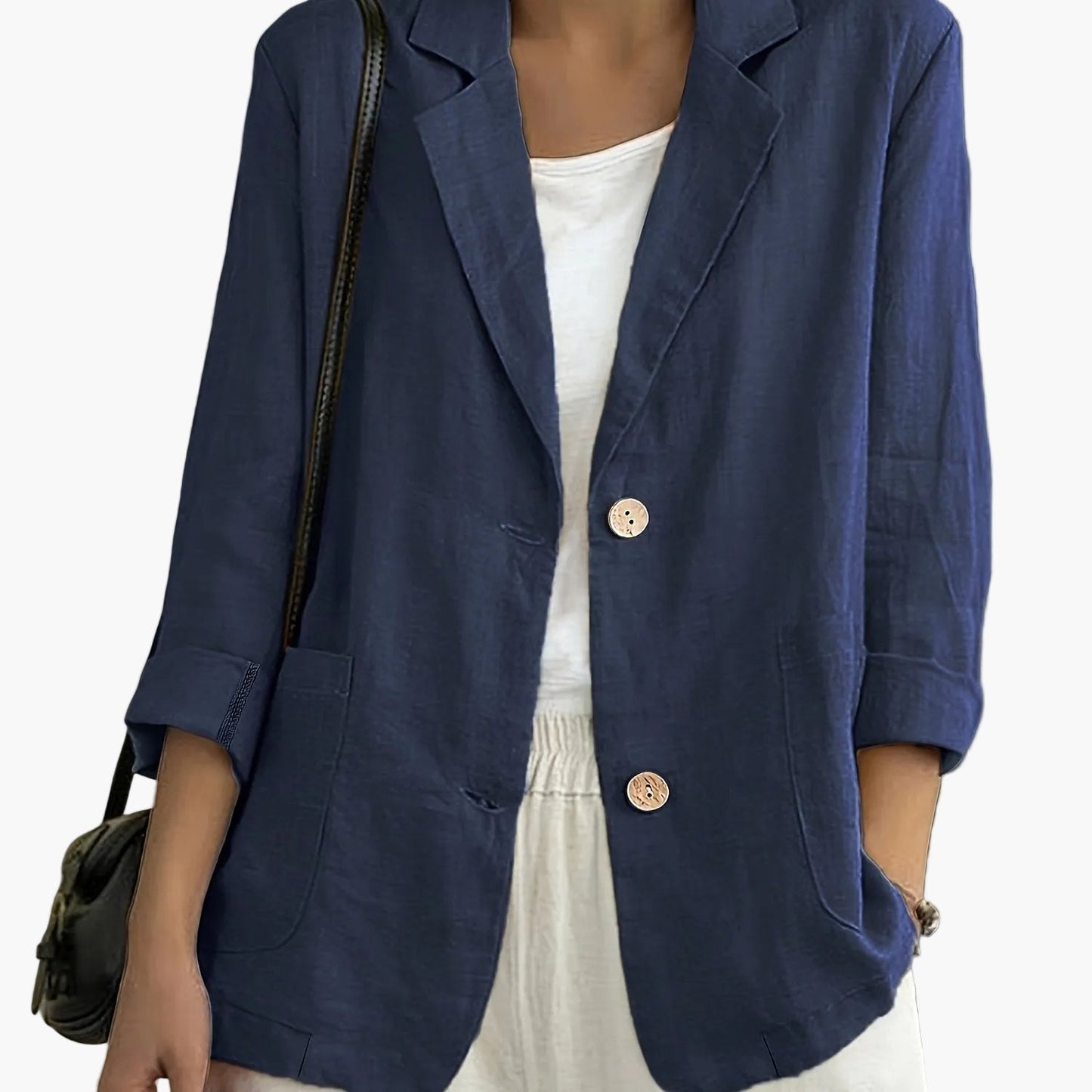 Damen Blazer im lässigen Business-Stil – Eleganter Freizeit-Jacke für Büro und Alltag
