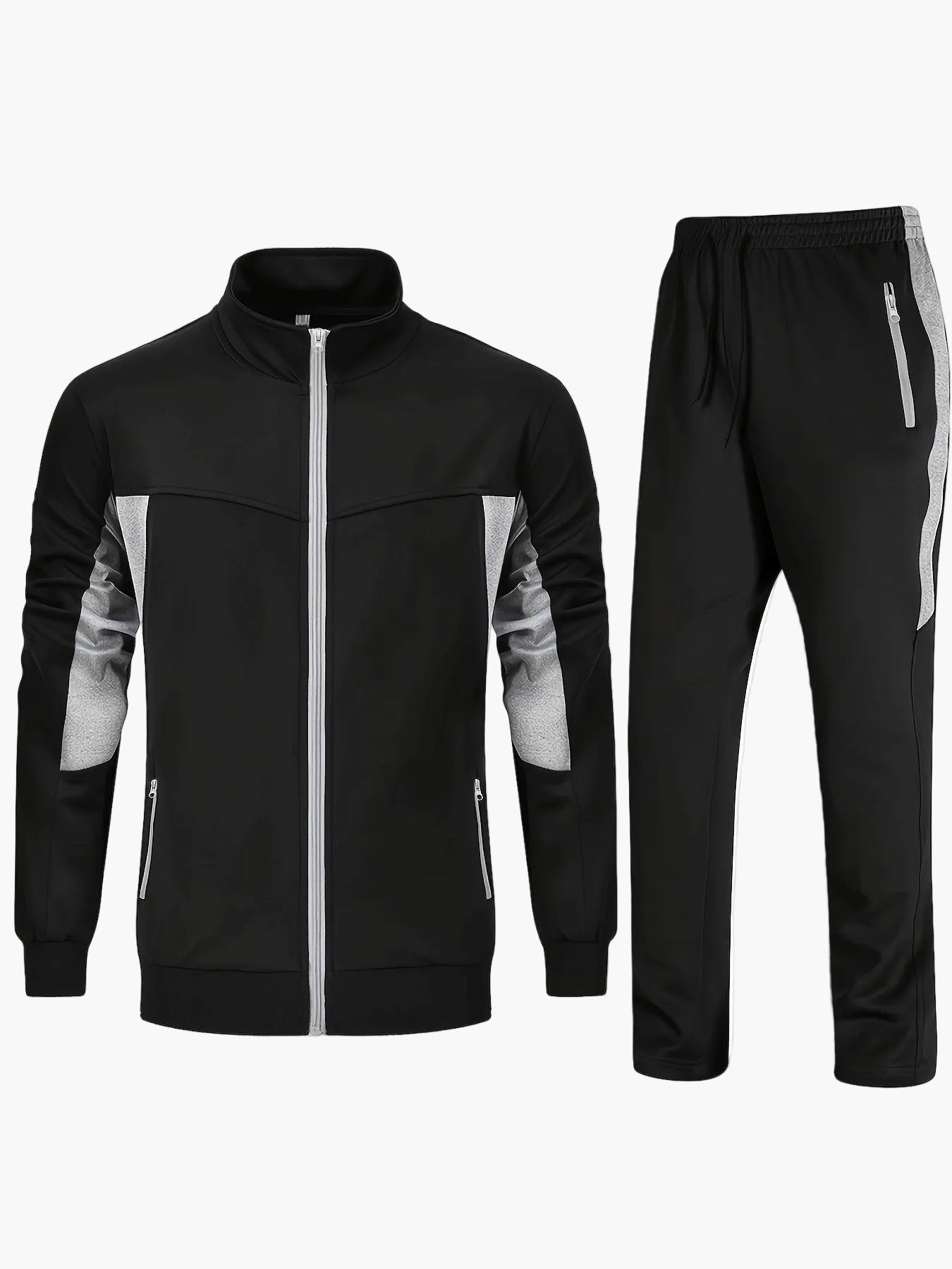 Herren Trainingsanzug Set Sportlich Freizeit Jogginganzug