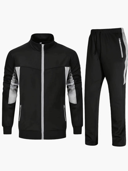 Herren Trainingsanzug Set Sportlich Freizeit Jogginganzug