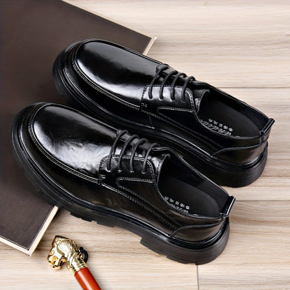 Herren Elegante Business-Schnürschuhe – Klassischer Vintage-Stil für Alltag & Büro