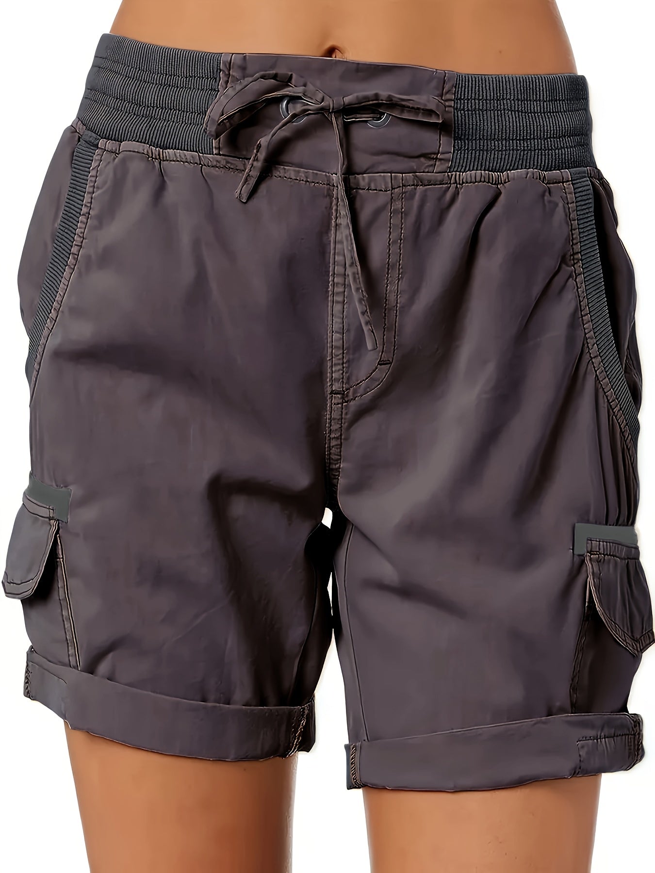 Damen Cargo Shorts mit Kordelzug – Bequeme Freizeithose im sportlichen Stil