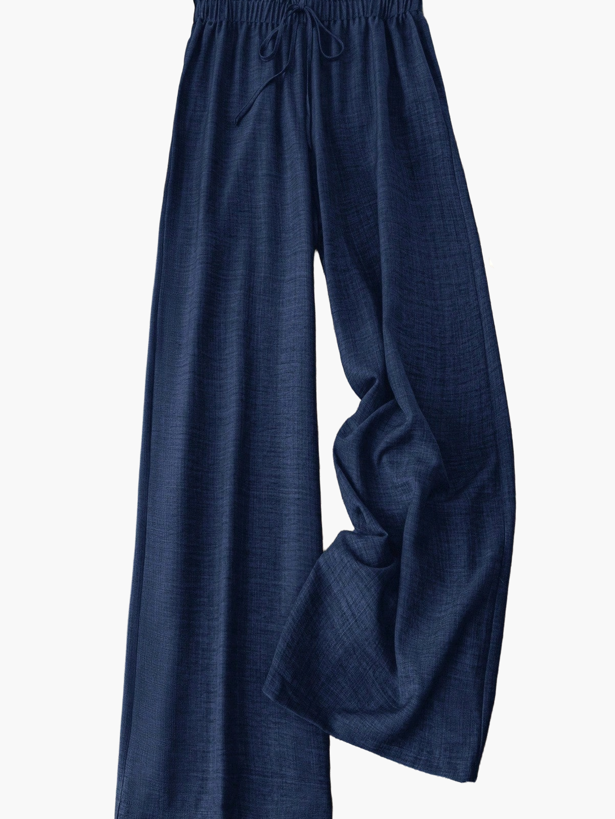 Damen Weite Freizeithose mit Kordelzug – Luftige Loungehose für Alltag und Urlaub