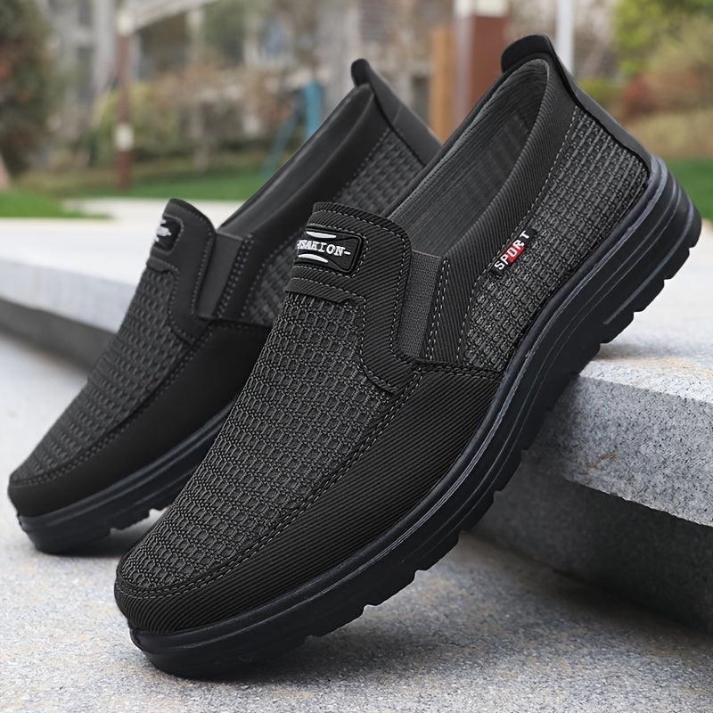Herren Slip-On Freizeitschuhe Atmungsaktiv – Bequeme Alltagsschuhe für Männer
