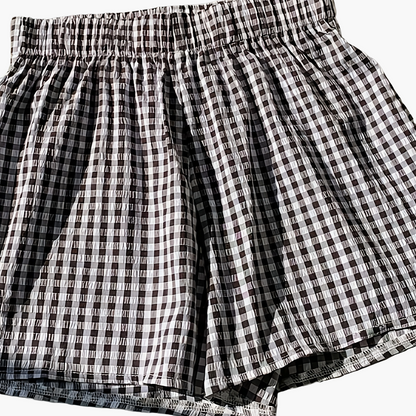 Damen Elegante Gestreifte Shorts für Alltag und Freizeit