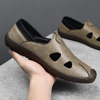 Herren Bequeme Sommer-Slipper mit Cut-Outs für Alltag & Freizeit