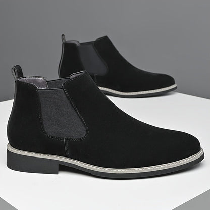 Herren Chelsea Boot Stiefel mit Elastikeinsatz Braun