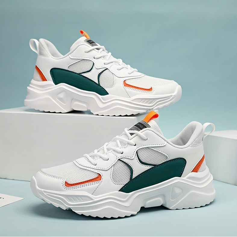 Herren Sneaker Trendige Chunky Sportschuhe Freizeit und Alltag