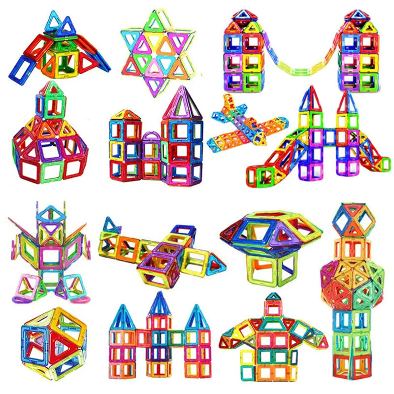 Magnetische Konstruktionsspielzeug Bausteine für Kinder – Lernspielzeug Set, Kreatives Baukasten Pädagogisches Spielzeug