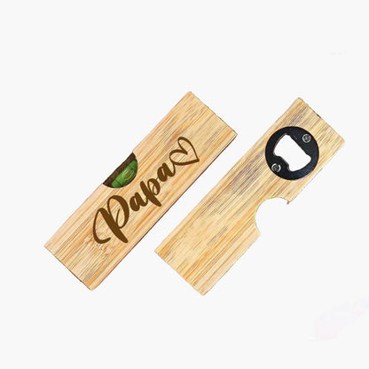 Vätertag Geschenk Spirit Level & Flaschenöffner – Werkzeug für Papa